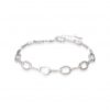 Pulsera plata rodiada circonitas