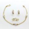 Juego Comunión oro con pulsera