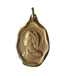 Medalla oro Virgen María