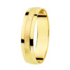 Alianza boda oro amarillo 18 kilates labrada