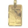 Placa oro Cristo en la Cruz