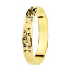 Alianza oro amarillo diamantada