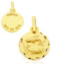 Colgante Horóscopo Piscis 13mm, Oro 18K