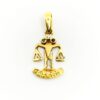 Horóscopo colgante Libra, Oro 18K