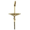 Cruz oro maciza con cristo