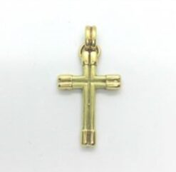 Cruz oro maciza lisa