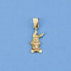 Colgante oro figura conejo, Oro 18K