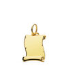 Placa oro pergamino liso
