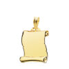 Chapa oro pergamino liso