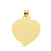 Chapa oro matizada Corazón