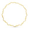 Gargantilla oro ondas con circonitas