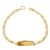 Esclava bebé con circonitas. Oro 18 kilates