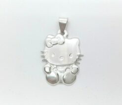 Colgante plata lisa Kitty