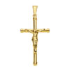 Cruz oro amarillo con cristo