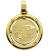Medalla Circular del Padre, Oro 18K