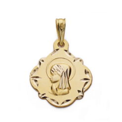 Medalla Virgen niña 9quilates