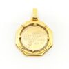 Medalla Octogonal del Padre, oro 18K