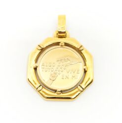 Medalla Octogonal del Padre, oro 18K