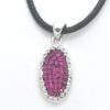 Colgante plata piedras swarovski