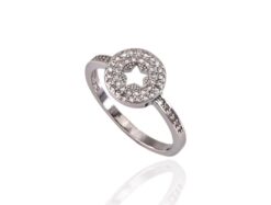 Anillo plata de ley estrella
