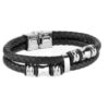 Pulsera Duward de Acero y Piel DT 3040.02