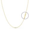Cadena oro 18 k. 3x1 50cm.