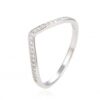 Anillo plata pico con circonitas