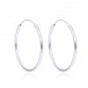 Pendiente plata aro 25 mm.