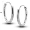 Pendientes plata aro 19 mm.