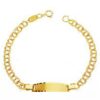 Esclava bebé o comunión modelo húngaro. Oro 18k