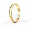 Alianza boda oro lisa 2.5mm