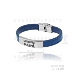 Pulsera acero el mejor Papá