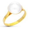 Anillo perla cultivada japonesa