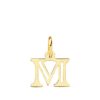 Colgante letra M, oro 18K