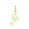 Colgante letra M, oro 18K