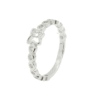 Anillo plata mariposa piedras