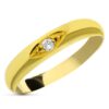 Anillo oro 18k. con diamante