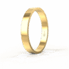 Alianza perfil plano oro 18 k.