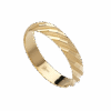 Alianzas boda oro 18 kilates labrada mate-brillo