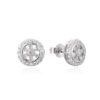 Pendientes plata presión circonitas