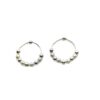 Pendientes aro plata con bolas