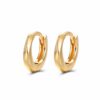 Pendientes aro plata chapada