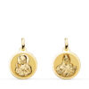 Medalla Escapulario oro 18 k. 14 mm