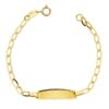 Esclava bebé unisex oro 18 kilates
