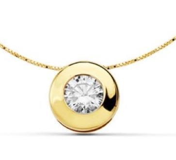 Gargantilla mujer circonita oro 18 k. - Imagen 2
