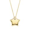Gargantilla estrella oro 18 k.