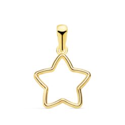 Colgante mujer estrella oro 18 kilates