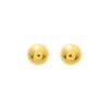 Pendientes bola lisa niña 6 mm. oro 9 k.