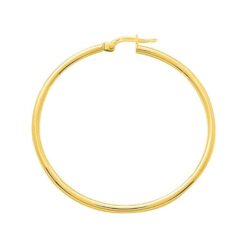 Pendientes aro oro 9 kilates 45 x 2 mm