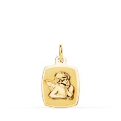 Medalla bebé Ángel de la Guarda oro 18 k.